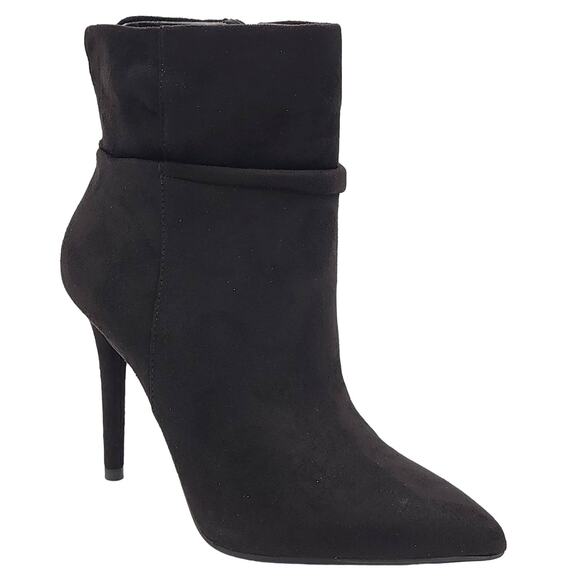 Jessica Simpson Women Stiletto Heel Ankle Booties Lerona Size US 5.5M Black - Picture 1 of 6
